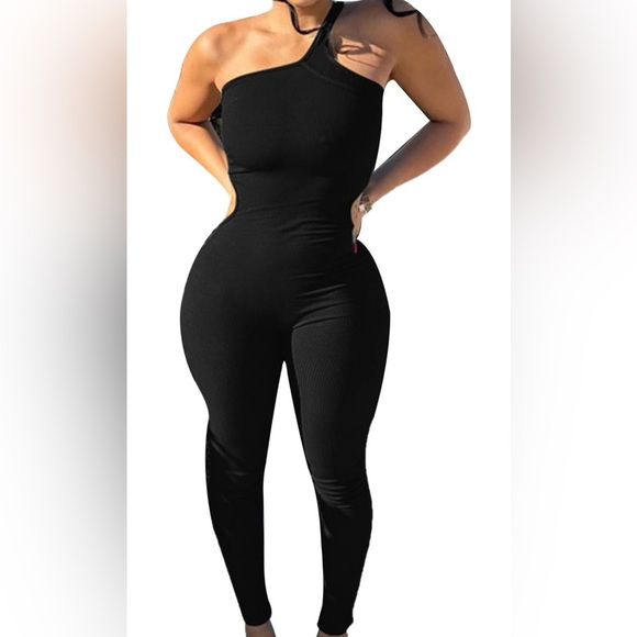 Pants - NWOT Seamless One Piece Single Shoulder Bodysuit Size Medium or Small